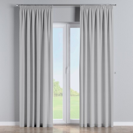 Zasłona na taśmie marszczącej 1 szt. 130x245 srebrny