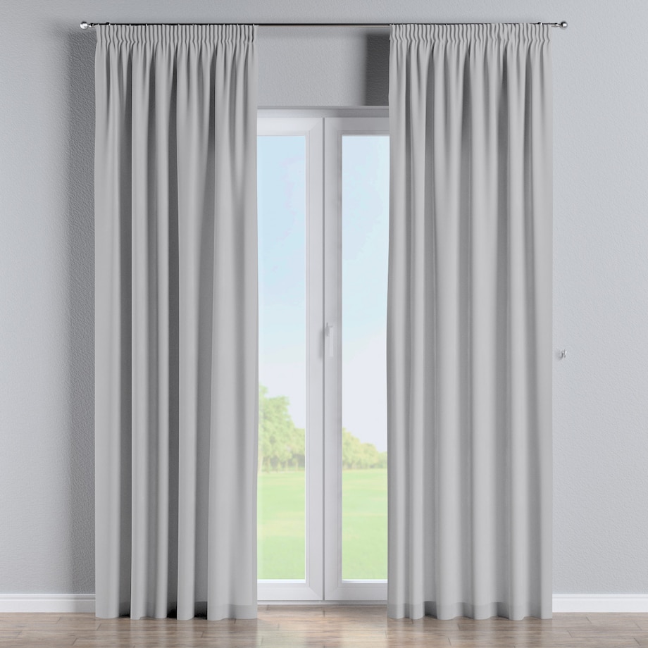 Zasłona na taśmie marszczącej 1 szt. 130x245 srebrny