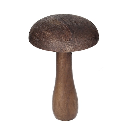 Grzybek Darkcap 12x18 cm boże narodzenie, święta, świąteczne, brązowy-naturalny, 12x12x18 cm