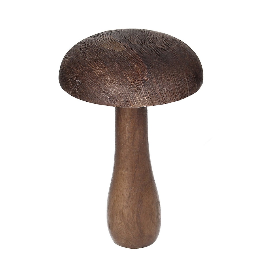 Grzybek Darkcap 12x18 cm boże narodzenie, święta, świąteczne, brązowy-naturalny, 12x12x18 cm