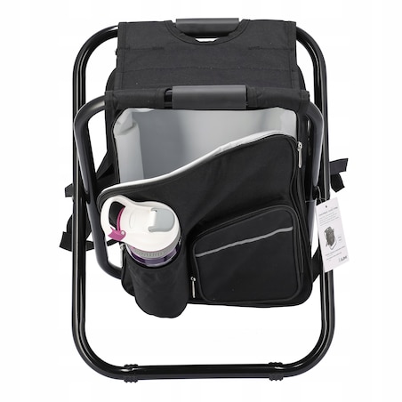 KRZESEŁKO WĘDKARSKIE TURYSTYCZNE Z PLECAKIEM SKŁADANE 2 w 1