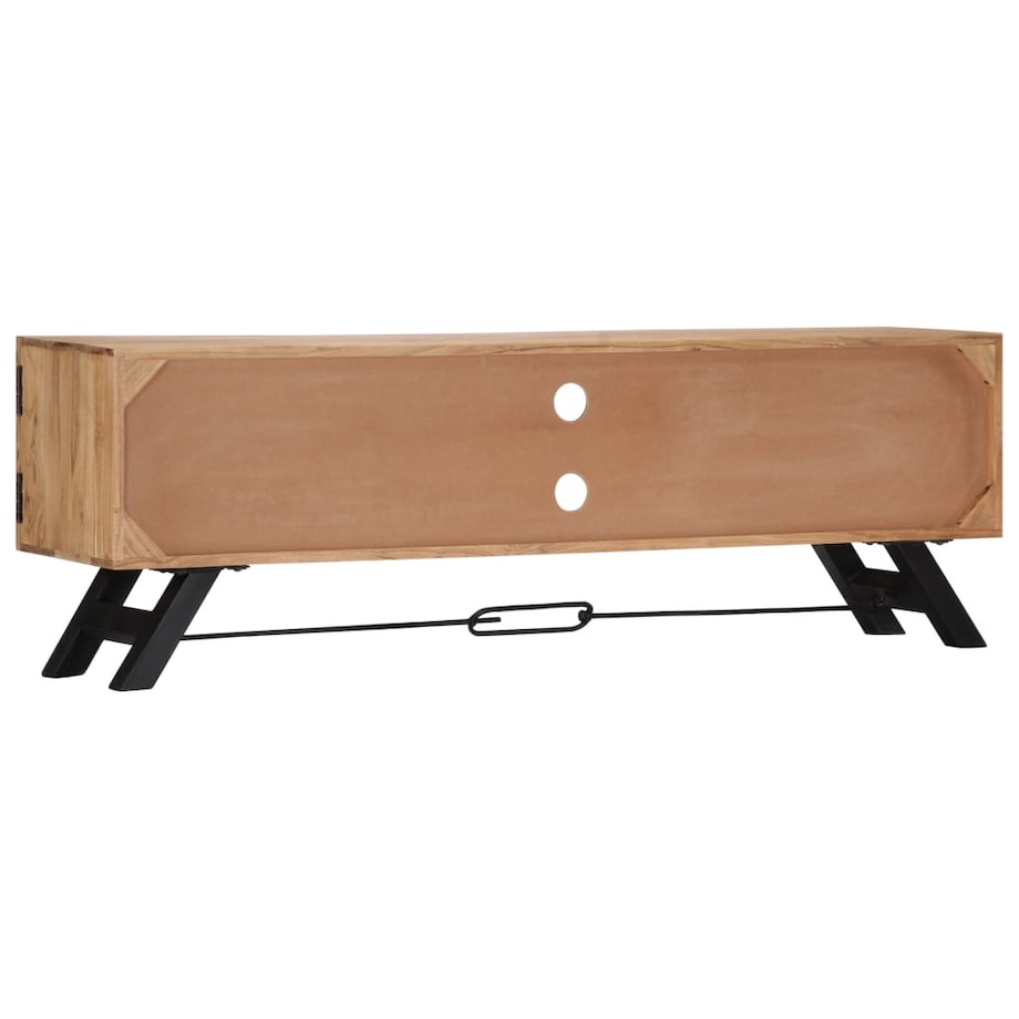 vidaXL Szafka pod TV, 140x30x45 cm, lite drewno akacjowe