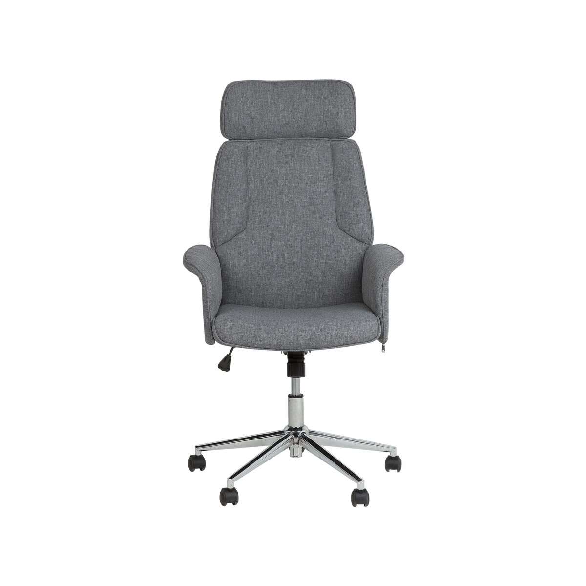 Krzesło biurowe regulowane szare PILOT