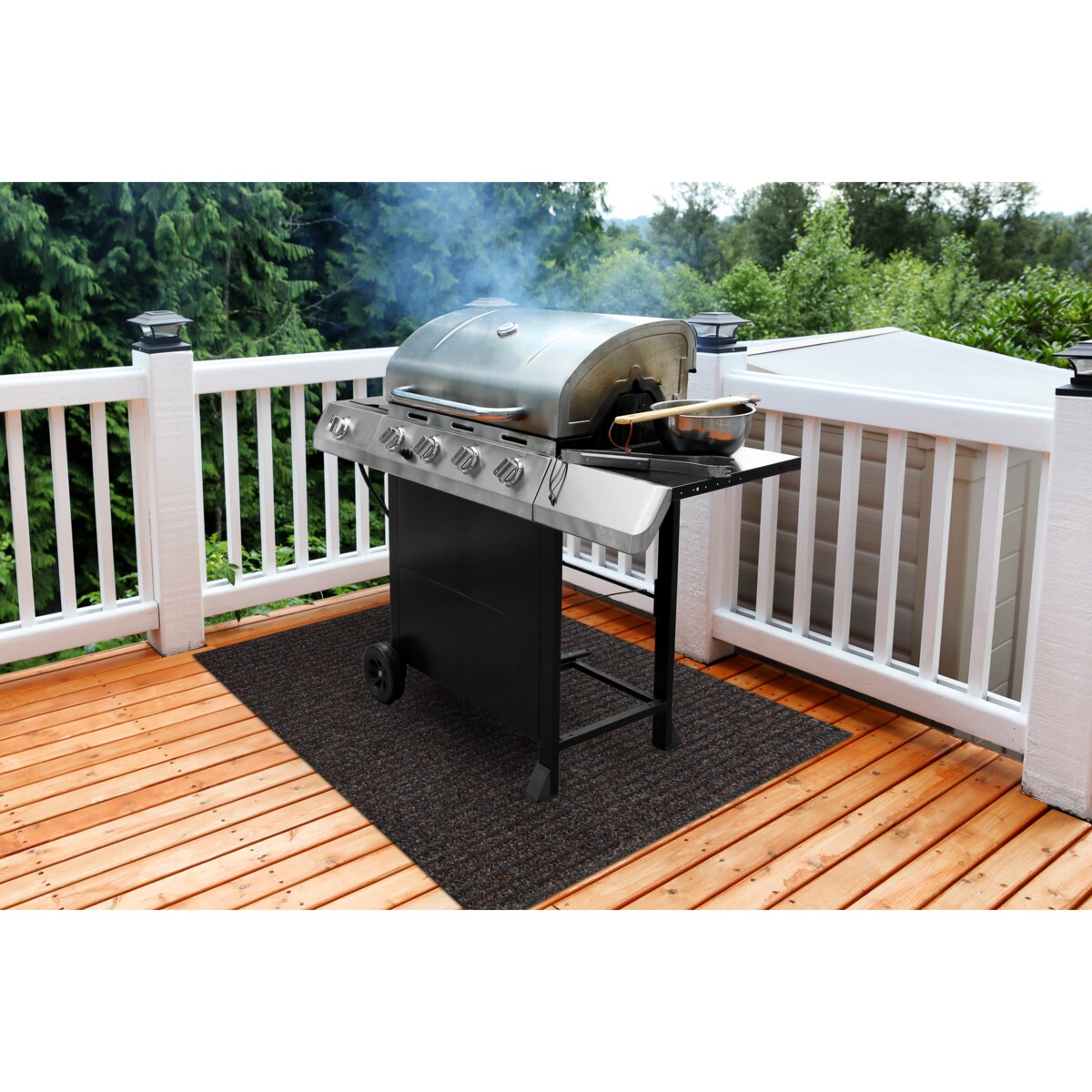 Mata pod grilla GIN 7053 ochronna na taras, 120x150 cm