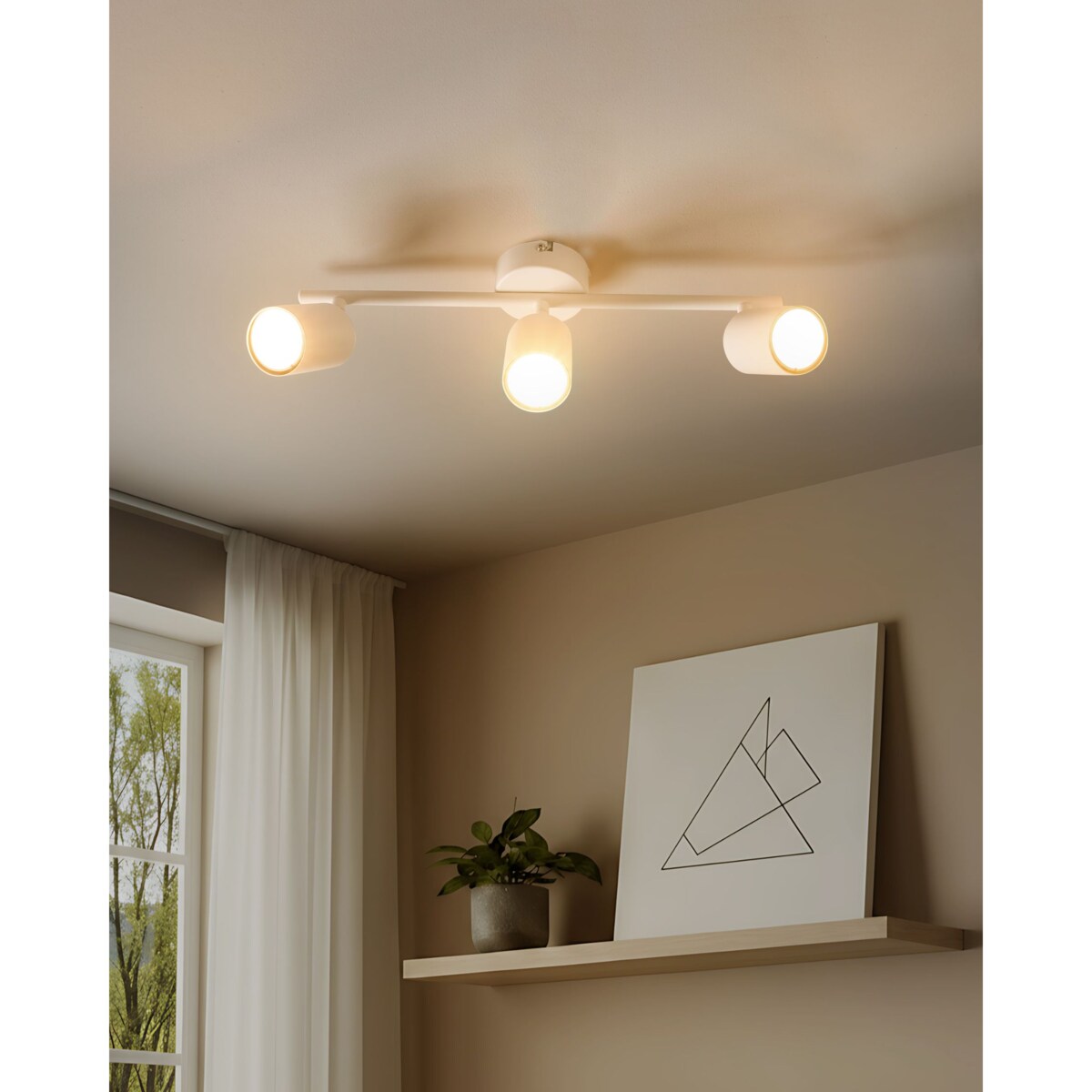 Lampa spot 3-punktowa NYANDO Metal Biały