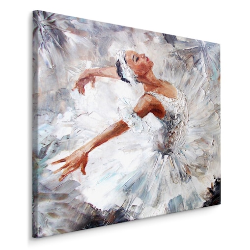 Obraz Na Płótnie BALERINA Balet Malarstwo 60x60cm