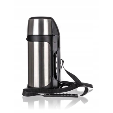 TERMOS PODRÓŻNY NA NAPOJE 1,5L z kubkiem turystyczny na wycieczkę piknik