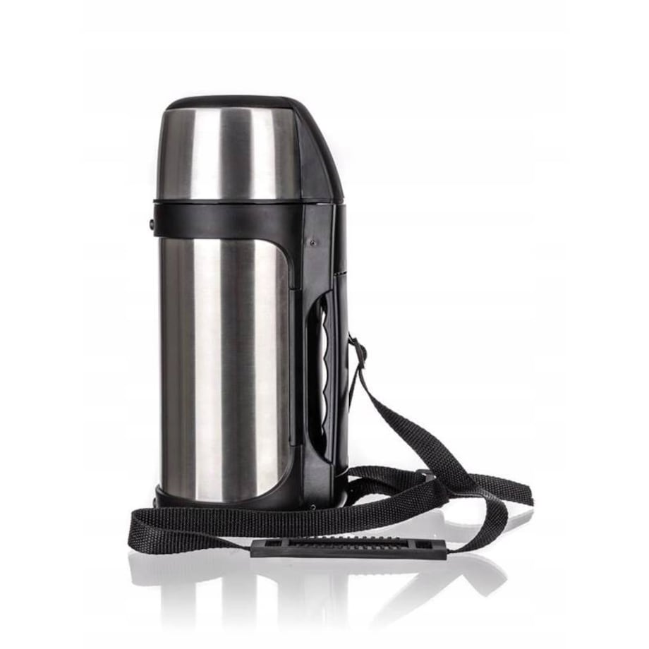 TERMOS PODRÓŻNY NA NAPOJE 1,5L z kubkiem turystyczny na wycieczkę piknik