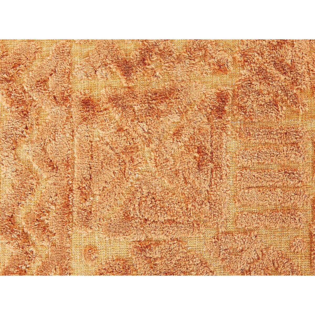 Puf 45 x 45 x 45 cm złoty brąz SANAWAN