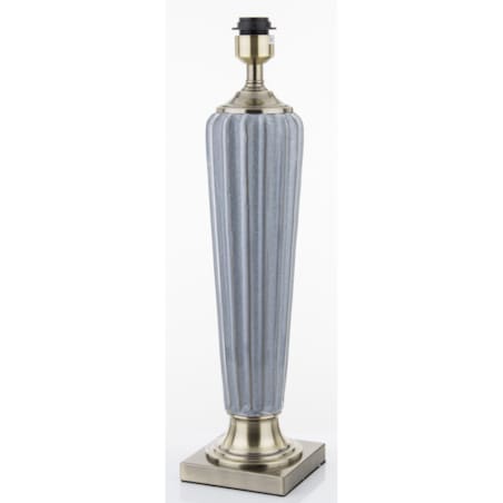 Lampa ceramiczna 86x38x38 cm beżowa DIGOMINA