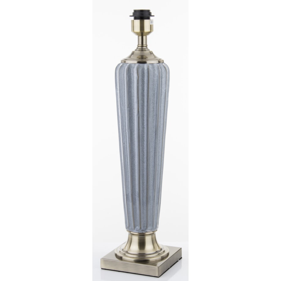 Lampa ceramiczna 86x38x38 cm beżowa DIGOMINA