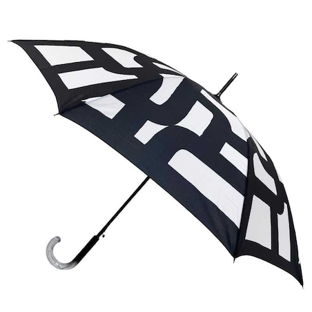 Długi parasol NOIR GRAPHIQUE