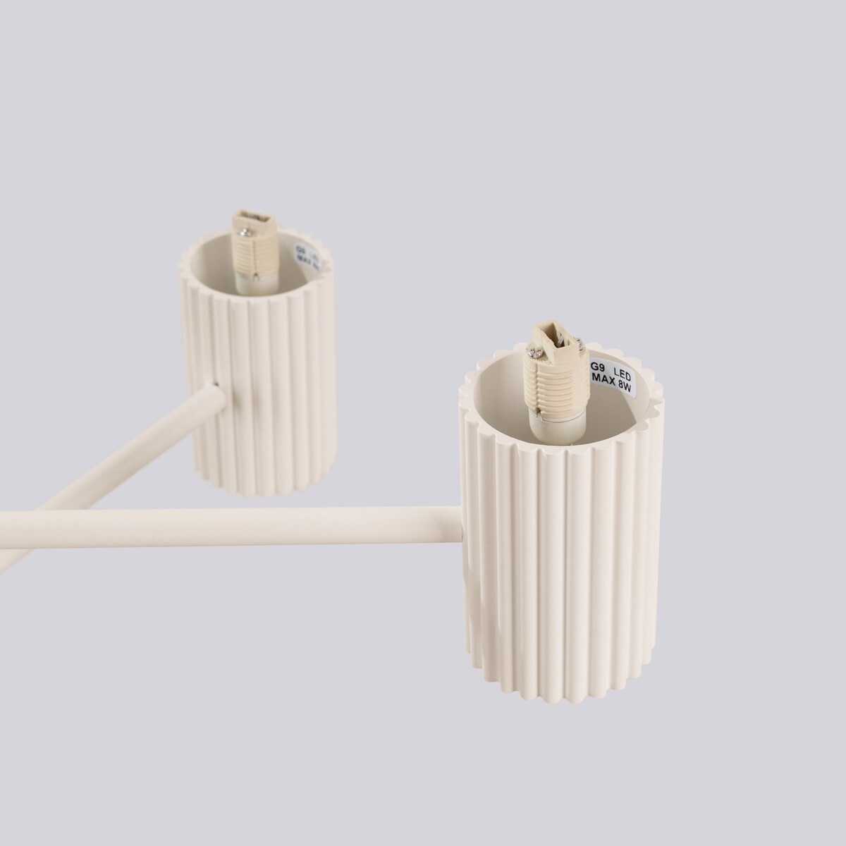 Żyrandol HALO 6 beżowy