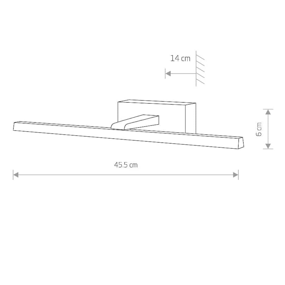 Lampa ścienna 10286 VAN GOGH LED S Czarny Nowodvorski
