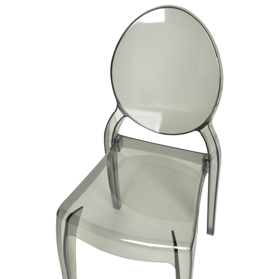 Zestaw 4 krzeseł do jadalni MERTON Czarny