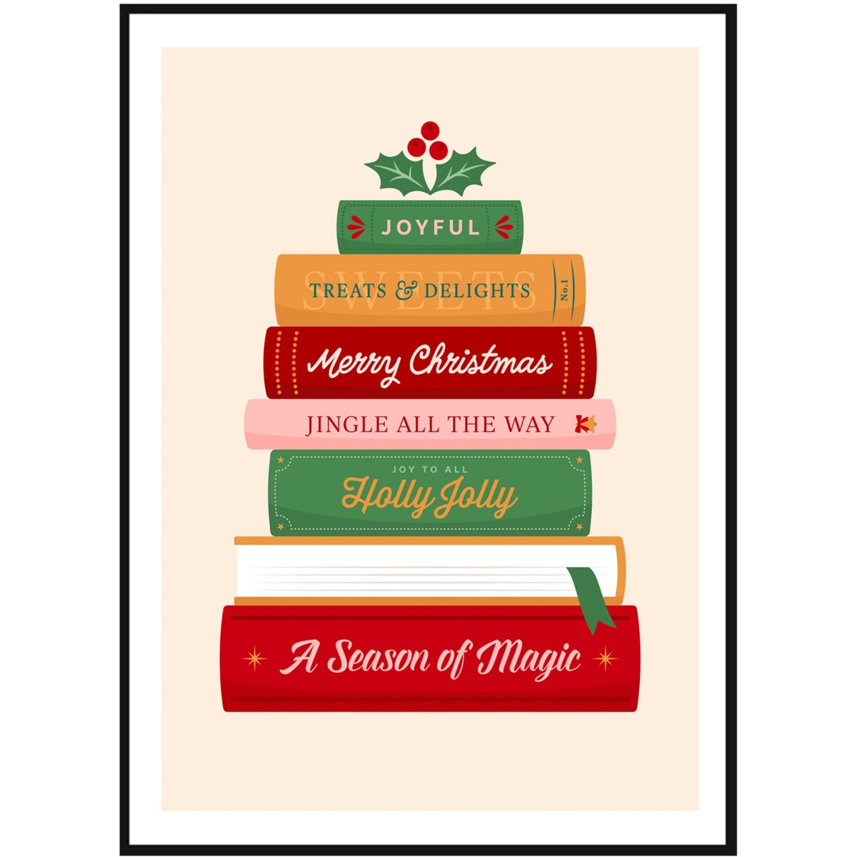 Poster Story, Plakat, Obraz - Świąteczna Ilustracja, wymiary 30 x 42 cm