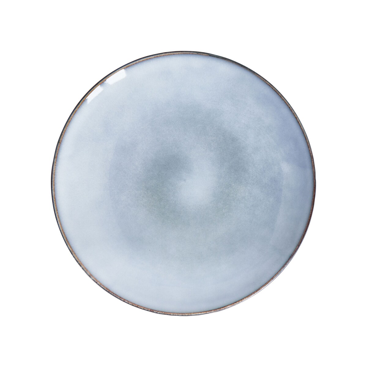 Zestaw 8 dużych talerzy JUNIPER Kamionka Błękitny