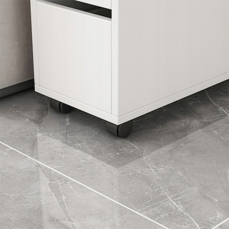 Szafka na kółkach na papier komoda łazienkowa regał szuflady loft salonu