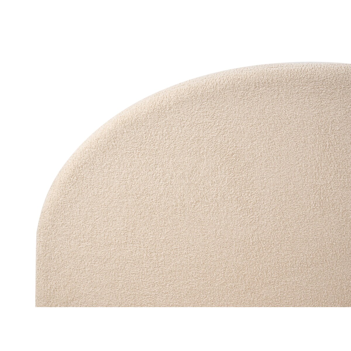 Łóżko Boucle VAUCLUSE 140 x 200 cm Beżowy