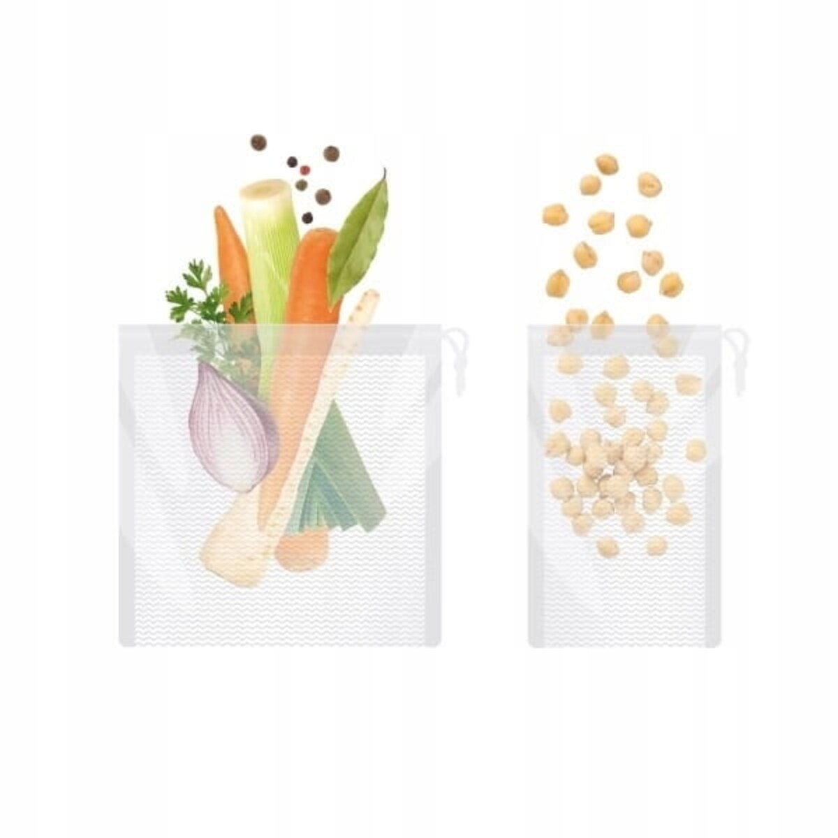 Woreczki do Gotowania Wywaru z Ziół Warzyw na Zupe Rosół Woreczki Przyprawy