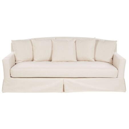 Pokrowiec na sofę 3-osobową beżowy GILJA