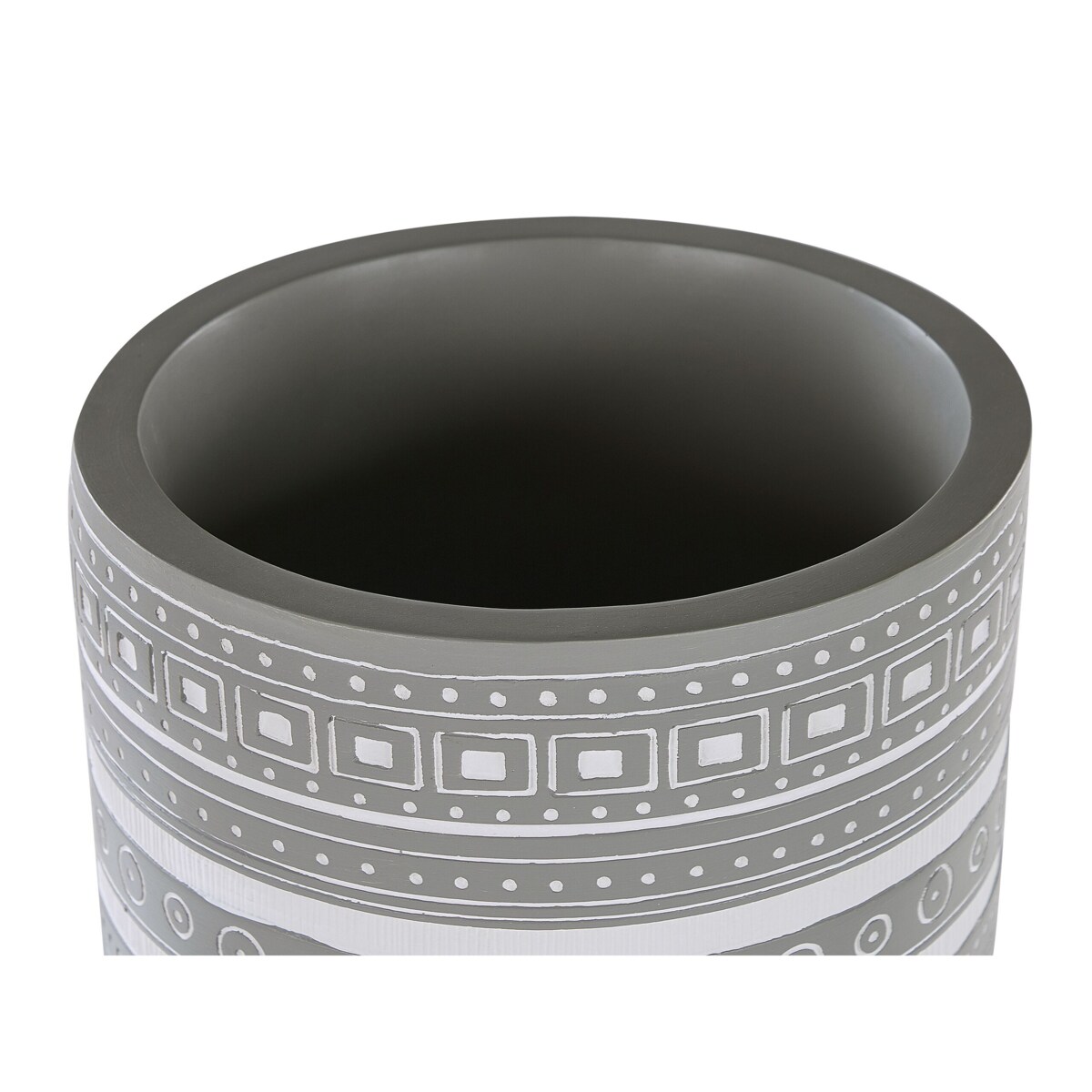 Doniczka na stojaku 30 x 30 x 55 cm jasnoszara NAUSA