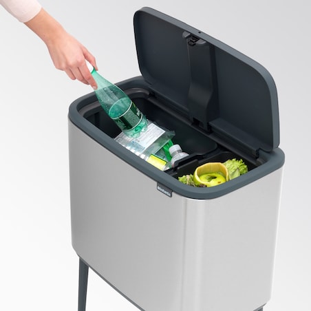 Kosz na śmieci Touch Bin Bo 11+23l stal 316227