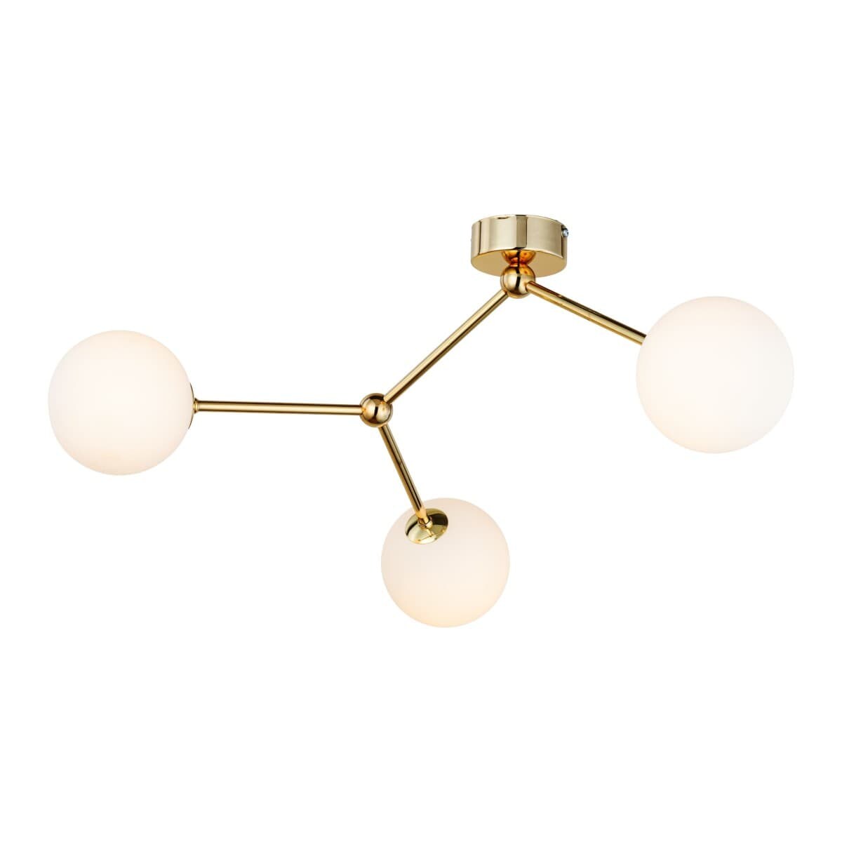 Potrójna molekułowa lampa sufitowa Fairy 6471 TK Lighting kule złota