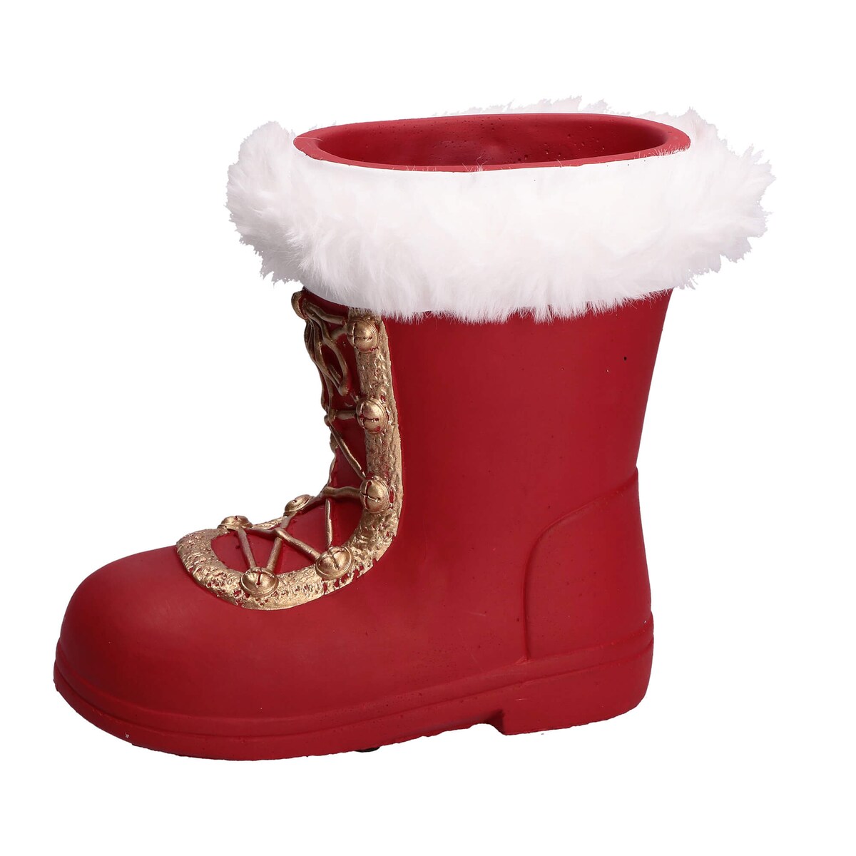 Osłonka na doniczkę w kształcie prawego buta Świętego Mikołaja Splomp