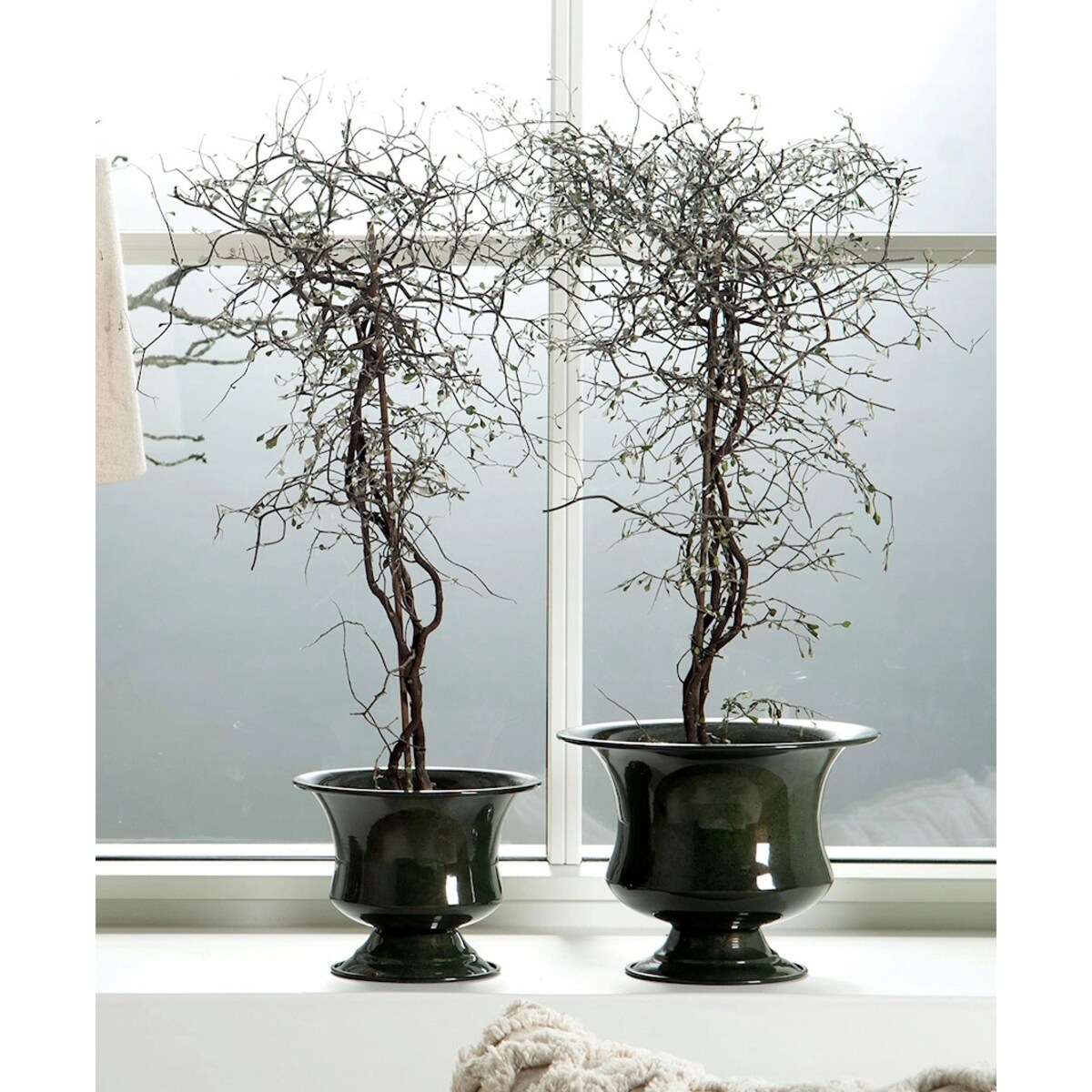 DONICZKA NA NÓŻCE ZIELONA NA BALKON TARAS BONSAI DO SALONU OSŁONKA 2 SZT