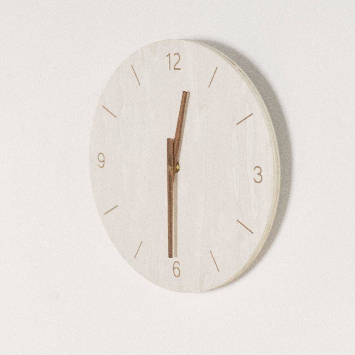 Zegar ścienny drewniany Simplicity