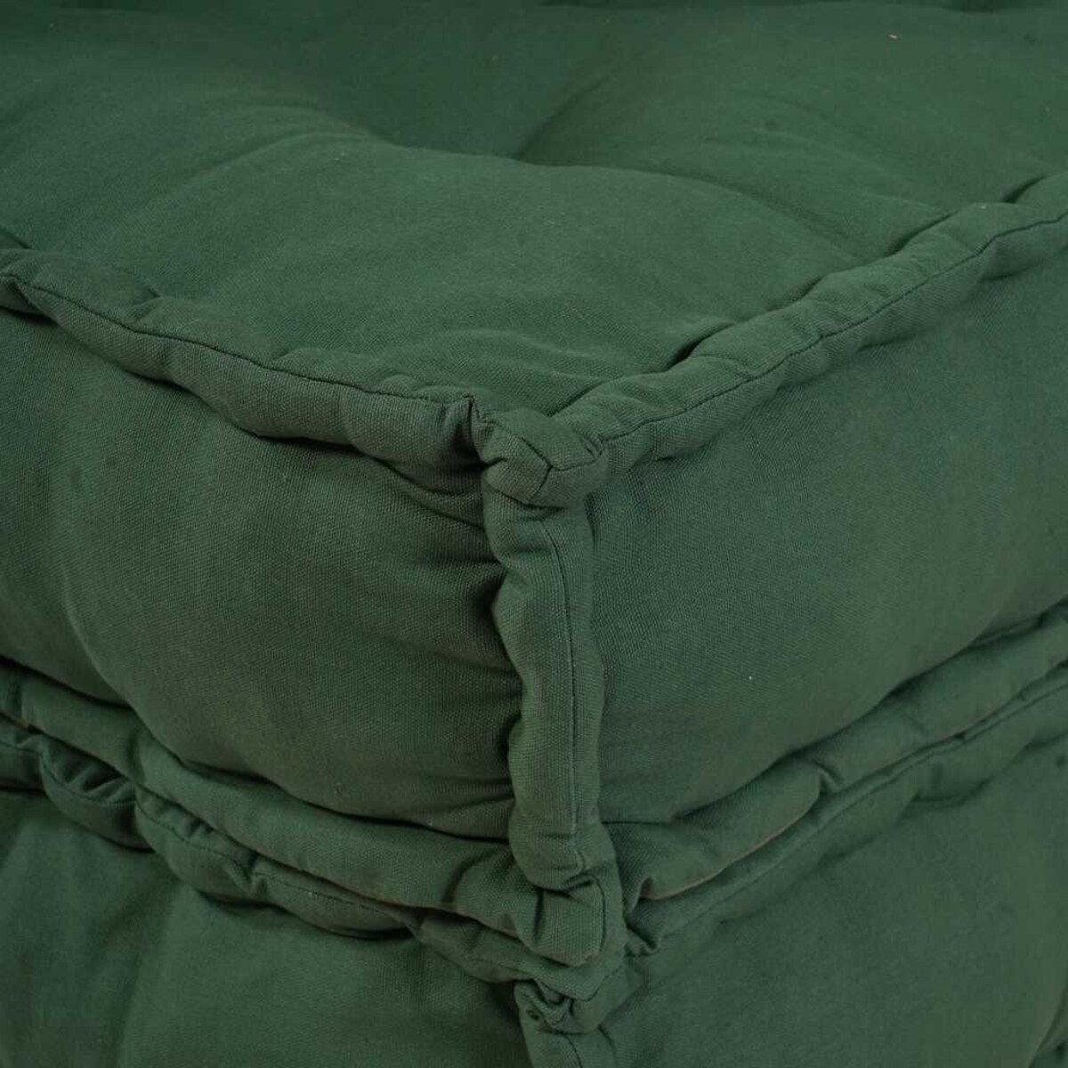 vidaXL Puf modułowy, zielony, 70x70x54, tkanina