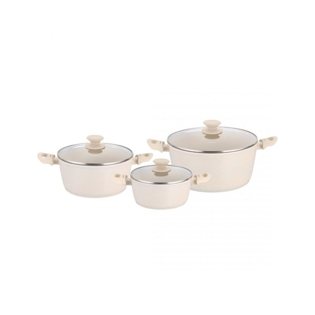 Klausberg zestaw 6 elementów garnków marmurkowych 64484