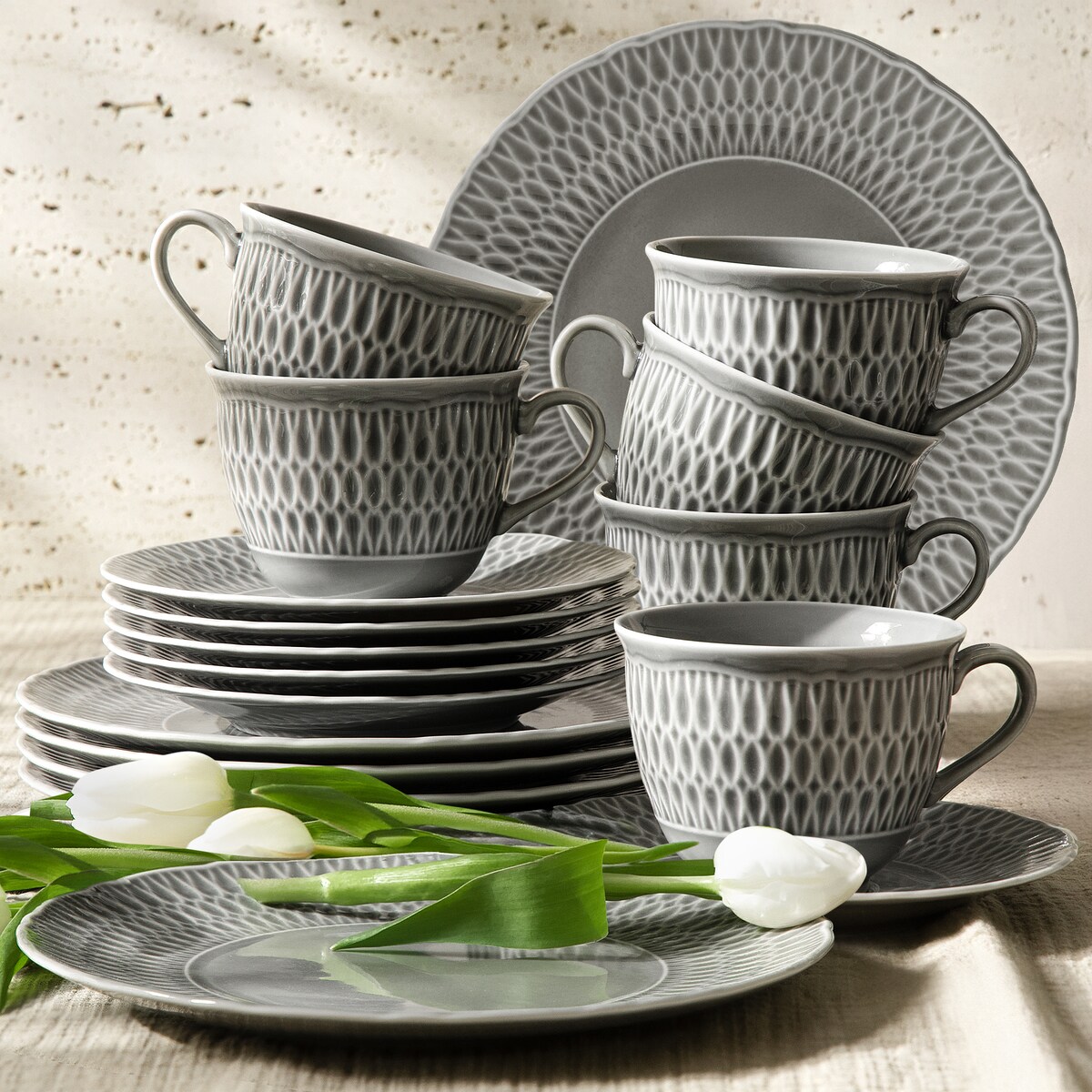 Zestaw kawowy 6 os. (18 el.) SOFIA KSIĘŻYCOWA