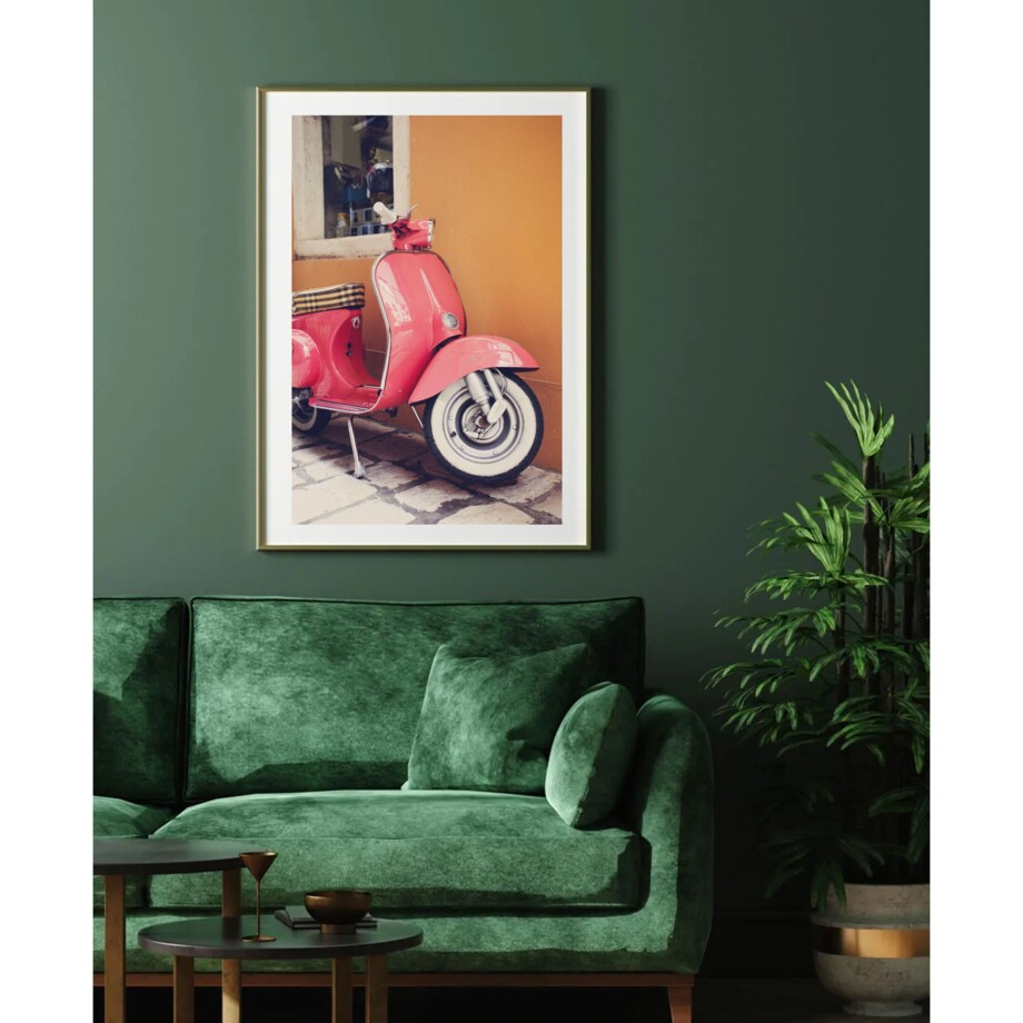 Poster Story, Plakat, Obraz - Stara Vespa, wymiary 60 x 84 cm