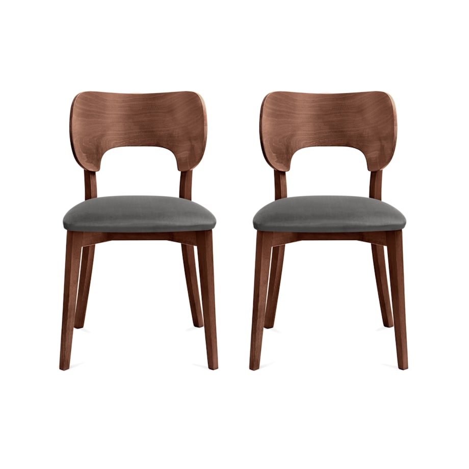 KONSIMO LYCO loftowe krzesła 2 sztuki szare