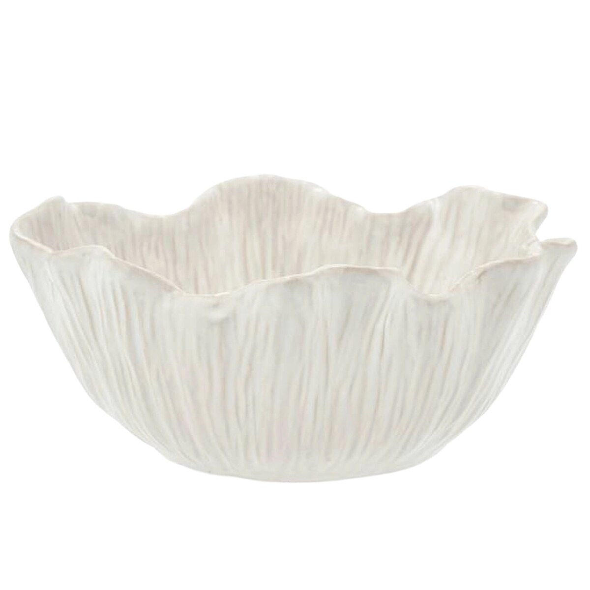 PATERA NA OWOCE SAŁATKĘ 23cm CERAMICZNA BIAŁA SKANDYNAWSKA MISA MISKA