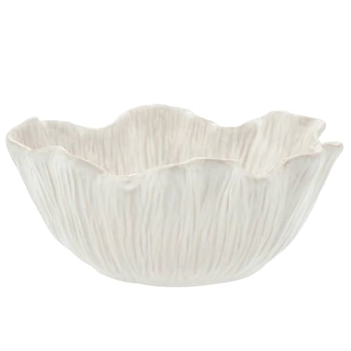 PATERA NA OWOCE SAŁATKĘ 23cm CERAMICZNA BIAŁA SKANDYNAWSKA MISA MISKA