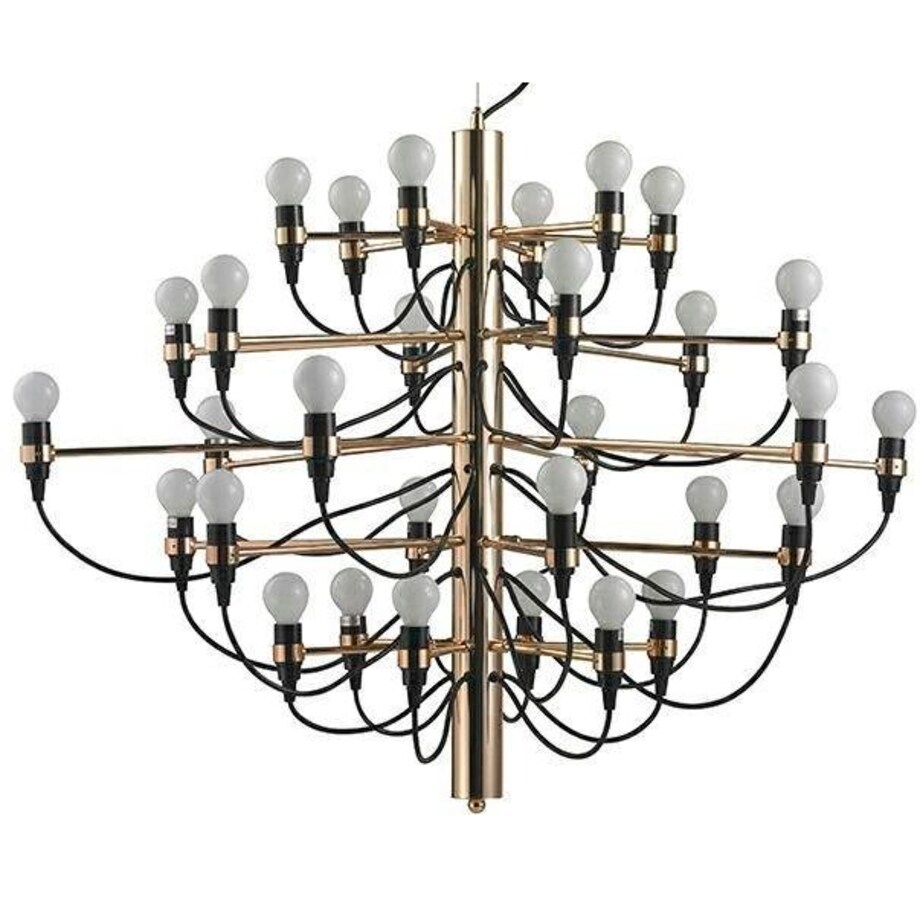 Pałacowy żyrandol Gino MSE010100305 do salonu czarny złoty