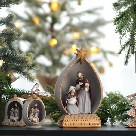 VILLA ITALIA Zawieszka 10 cm Ozdoba świąteczna HOLY FAMILY