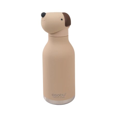 ASOBU BESTIE BOTTLE butelka termiczna dla dziecka, Beige Dog