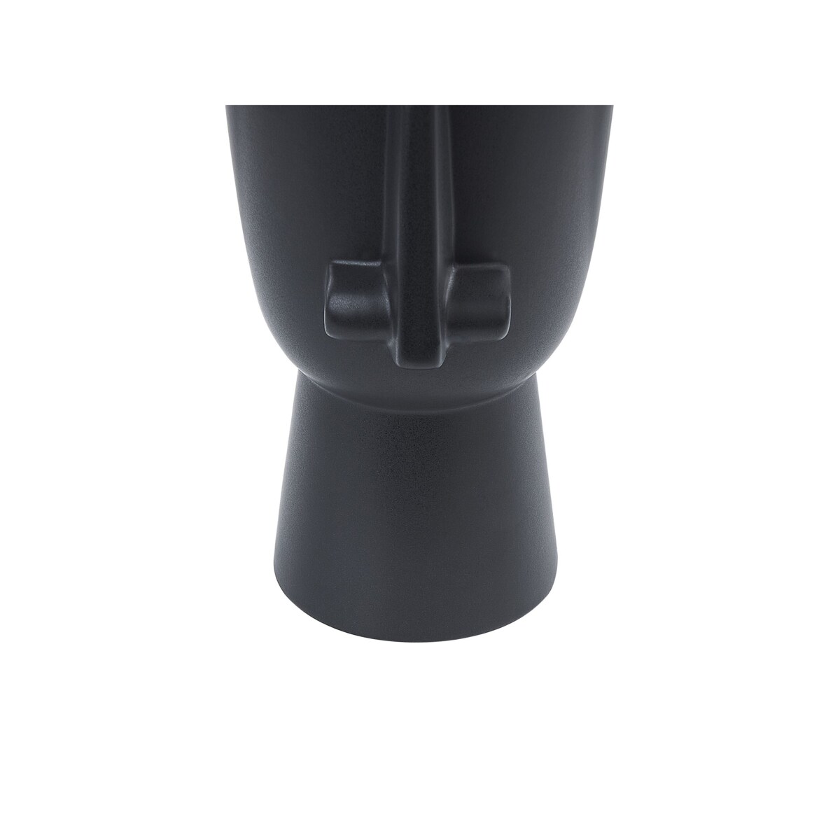 Wazon na kwiaty ceramiczny Czarny ARTEMIS