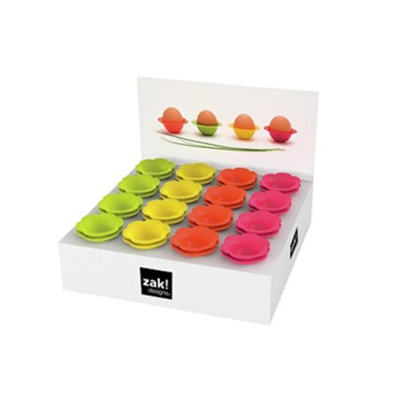 Komplet podstawek na jajka 2 sztuki rożne kolory Flower, Zak! Designs