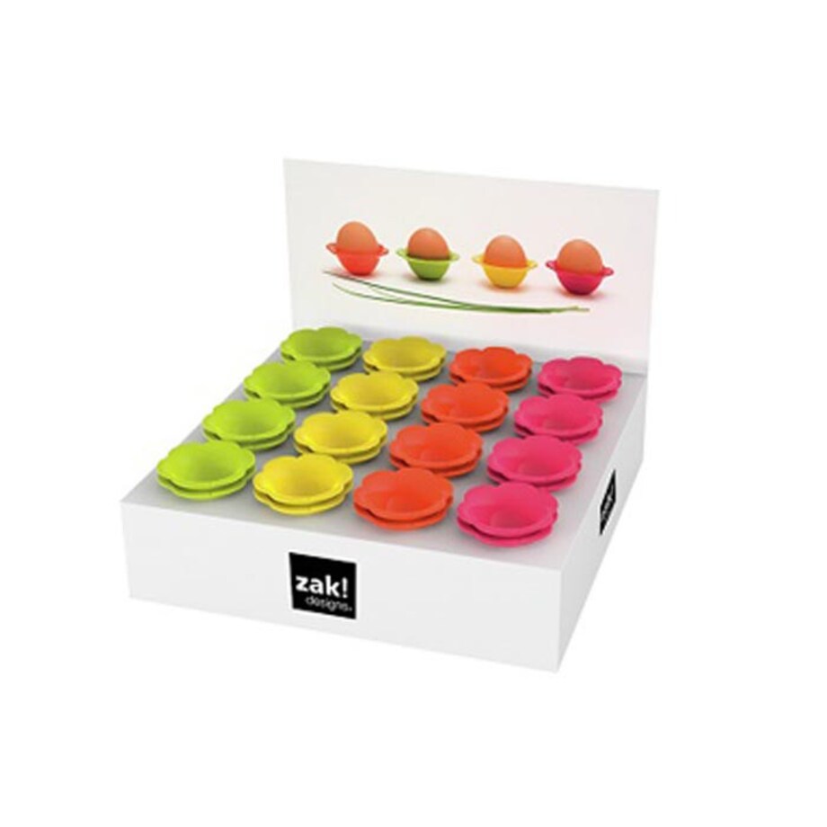 Komplet podstawek na jajka 2 sztuki rożne kolory Flower, Zak! Designs