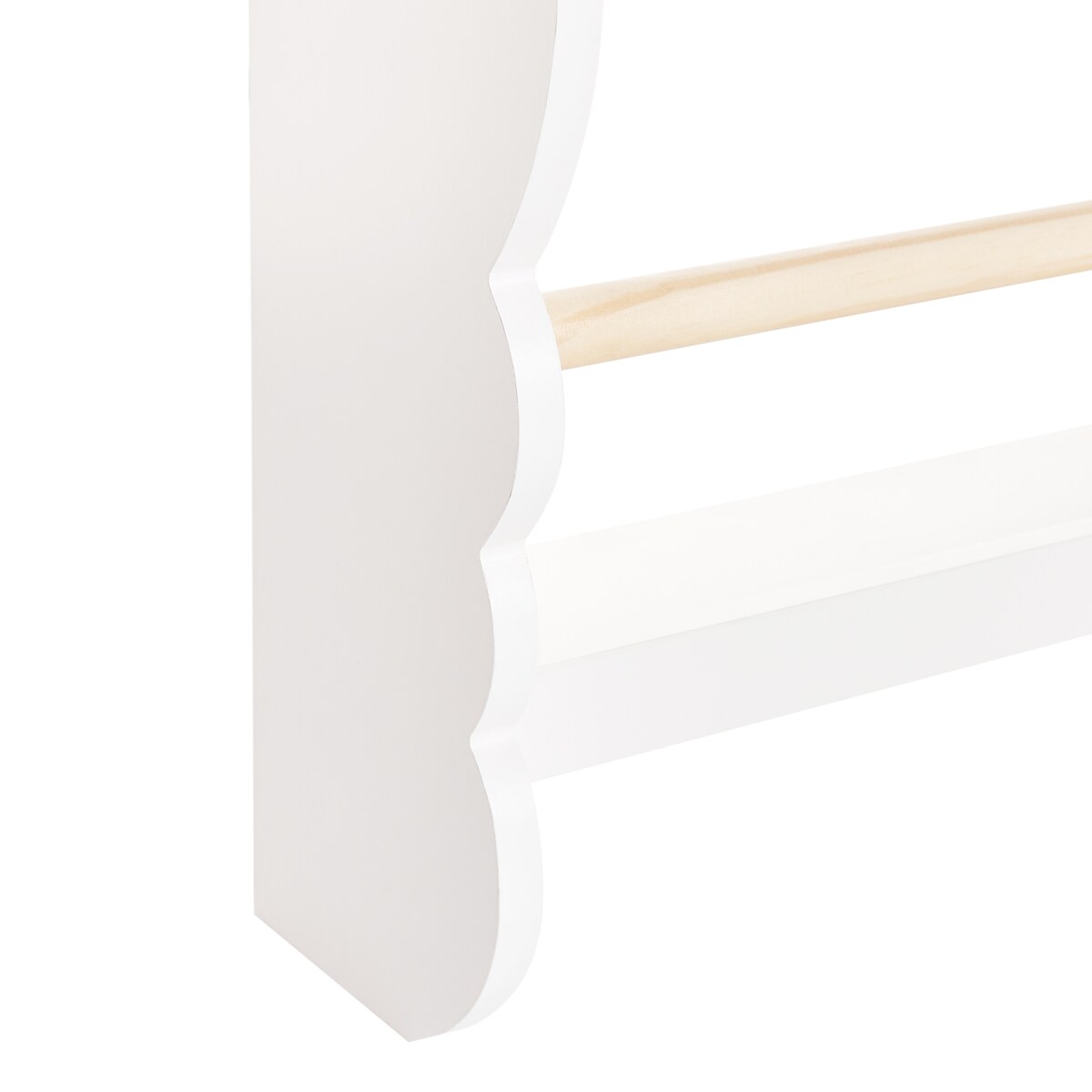 Regał ścienny RIGOLET 80 cm Biały