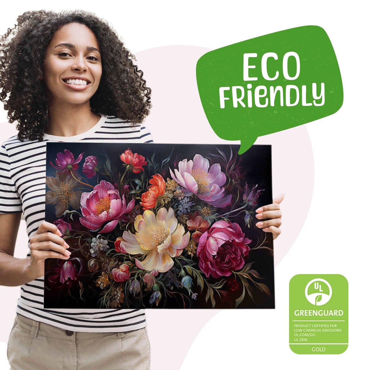 Obraz Do Sypialni Kolorowe Kwiaty Piwonie Abstrakcja Natura Rośliny 120x80cm