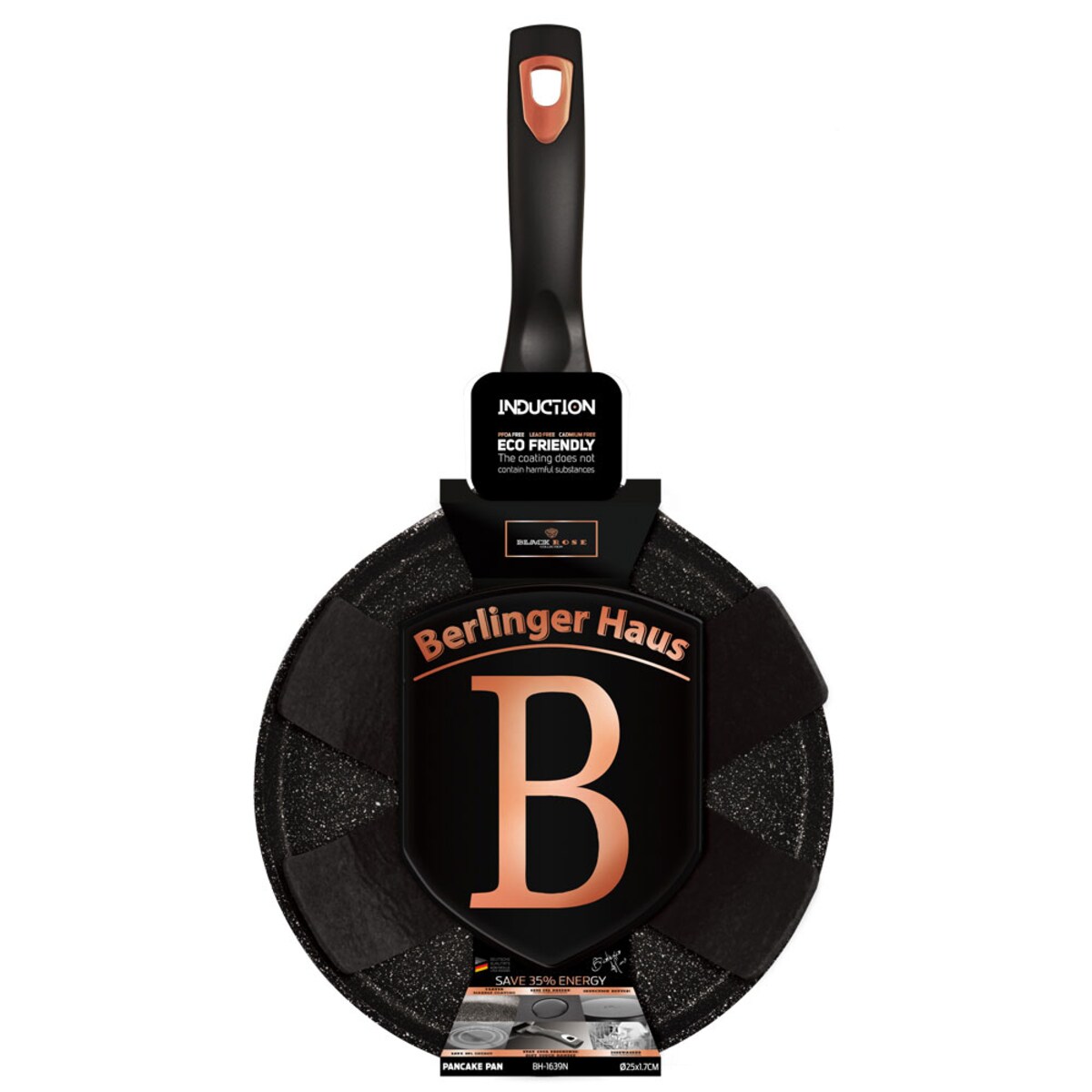 Patelnia do naleśników 25cm BERLINGER HAUS Black Rose