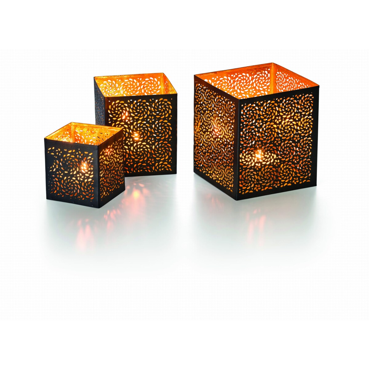 Zestaw 3 świeczników BRIDGETOWN