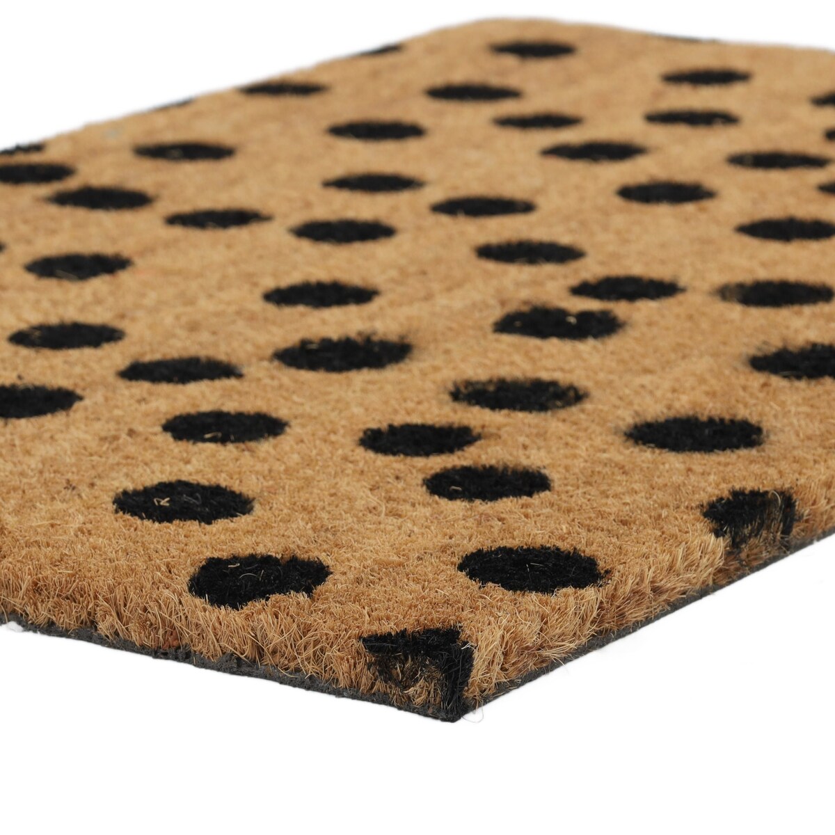 Wzorzysta wycieraczka z włókna kokosowego, 59 x 39 cm