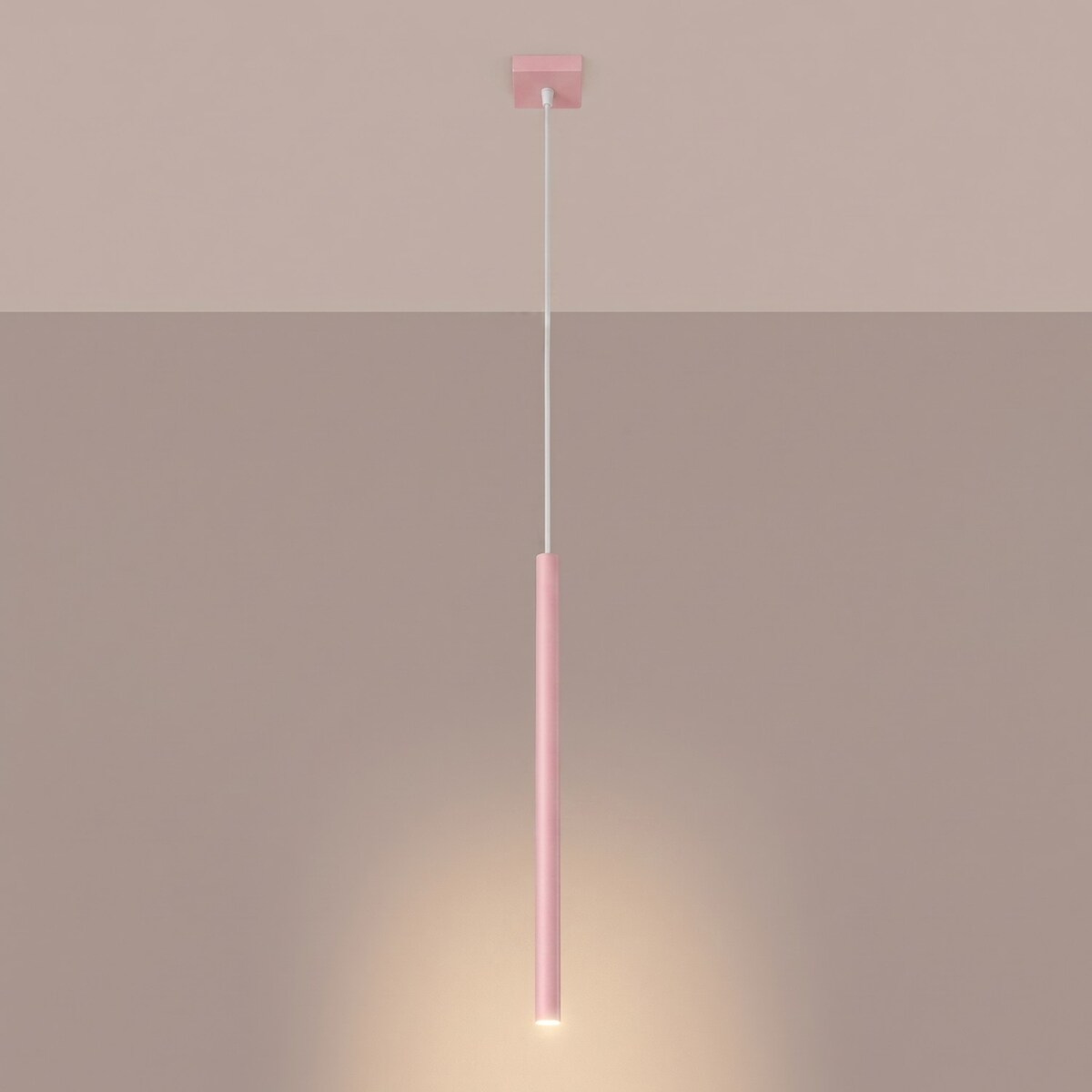 Lampa wisząca PASTELO 1 różowa